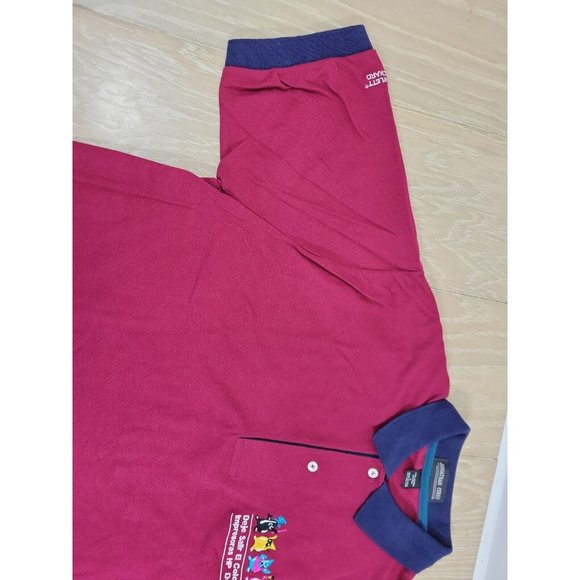 Vintage HP Deskjet Spanish Promo 90's Computer Printer Retro Men's L Polo Shirt - Picture 2 of 8